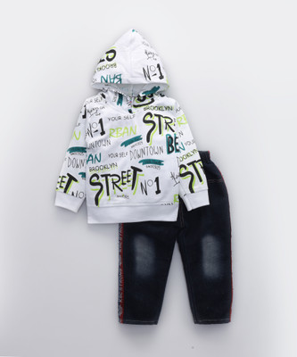 Shirazi Kids Boys Casual T-shirt Trouser(PRINTED)