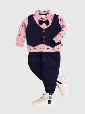 Jhymrod Boys Party(Festive) Waistcoat Pant(blue)