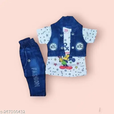 Raniomatic Baby Boys & Baby Girls Party(Festive) Shrug Top(Blue)