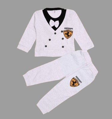 Procyon Baby Boys & Baby Girls Casual Waistcoat Pant(grey)