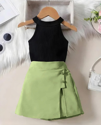 HouseOfCommon Girls Party(Festive) Shirt Top(Pista)