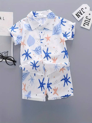 YanjVilla Baby Boys & Baby Girls Casual Shirt Shorts(MultyColor)