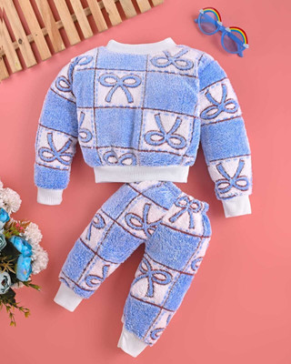 MYTEX FASHION Baby Boys & Baby Girls Casual Sweatshirt Pyjama(Light Blue)