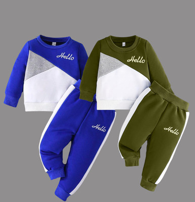 Dreamz Boys Casual Track Suit Track Pants(ROYAL BLUE-OLIVE)