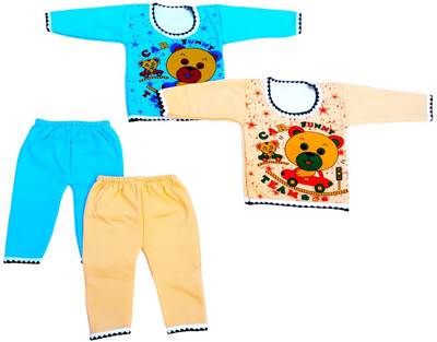 Vfirst Baby Boys & Baby Girls Casual Sweatshirt Pant(MULTICOLOR 1)