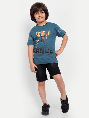 ZADMUS Baby Boys Party(Festive) T-shirt Shorts(Blue)