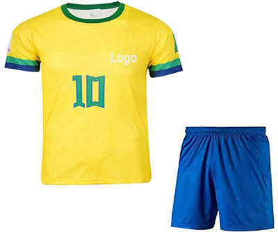 rjm Boys & Girls Casual T-shirt Shorts(Yellow)