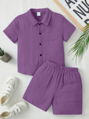 The Fashion Prime Boys Casual Shirt Shorts(Rubbin)
