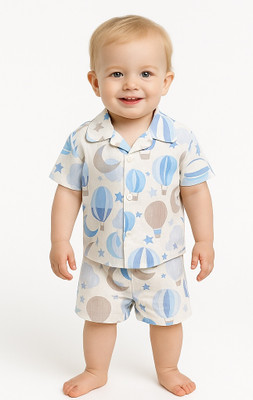 dhairyatraders Baby Boys & Baby Girls Casual Shirt Shorts(Multicolor)