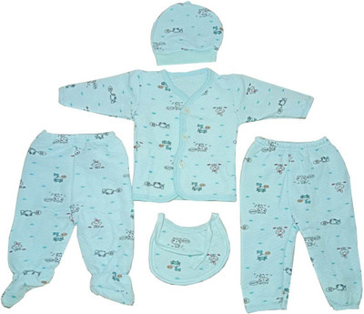 RUDRA KA Baby Boys Casual Sweater Bodysuit, Pyjama, Shirt, Sweatpant, Sweatshirt(Blue)