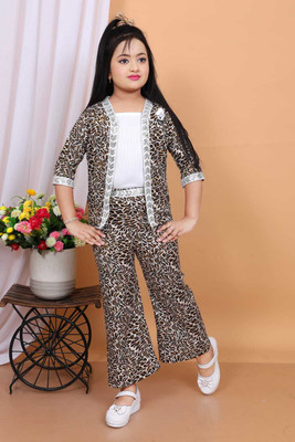 Lakho fashion Girls Casual Top Pant(multicolor)