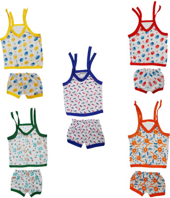 Veecap Baby Boys & Baby Girls Casual Top Shorts(multicolor)
