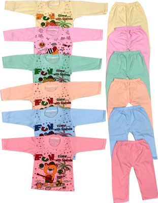 Fly Step Baby Boys & Baby Girls Casual Dress Dress(Mulitcolor)