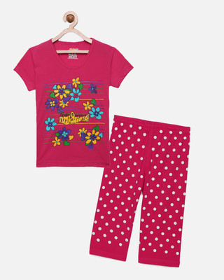 SINI MINI Girls Casual Pyjama Sleepsuit(RPK)