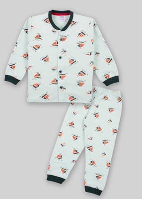 3BROS Baby Boys & Baby Girls Casual Shirt Pyjama(Multicolor-15)