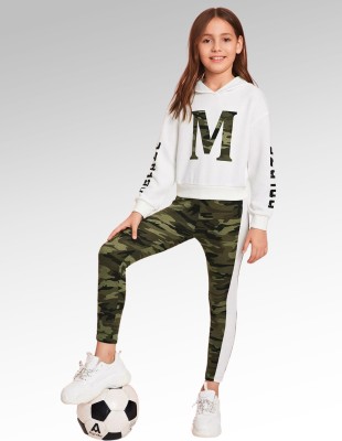 SmartRAHO Printed Girls Track Suit
