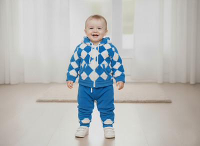 SDACREATION Boys & Girls Casual Sweatshirt Sweatshirt(BLUE)