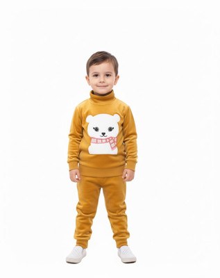 Minionsfashions Baby Boys & Baby Girls Casual T-shirt Trouser(yellow)