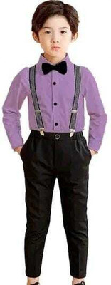 DENSIY FEBB Baby Boys & Baby Girls Daisy Casual Dungaree Belt(PURPLE, BLACK)