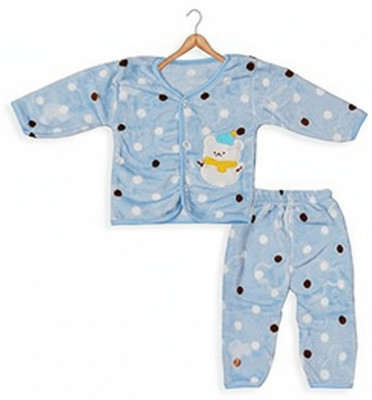 Reshu's Baby Boys & Baby Girls Daisy Casual Bodysuit Pant(Blue)