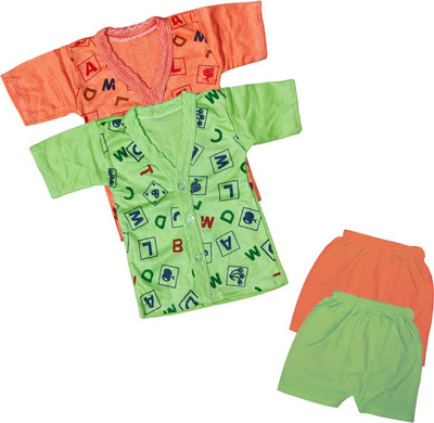 ReshmaaEnter Baby Boys & Baby Girls Casual T-shirt Shorts(D-1-4)