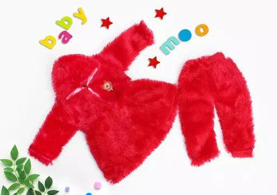 SHINING4 Baby Girls Casual Dress Pyjama(RED)