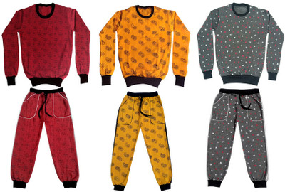 Indistar Girls Casual Sweatshirt Track Pants(Multicolor)