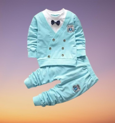 Jhymrod Baby Boys & Baby Girls Casual Waistcoat Pant(blue)