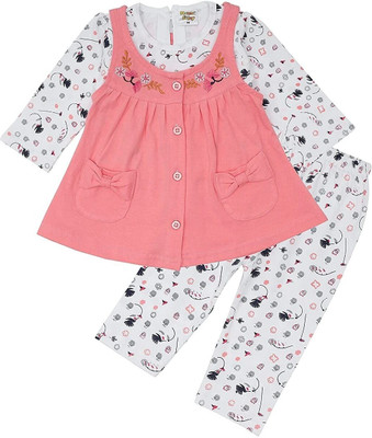 NammaBaby Baby Girls Casual Dress Pant(Pink)