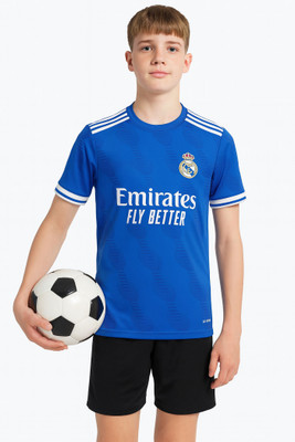 DOSTITCH Boys & Girls Casual T-shirt Shorts(Blue)