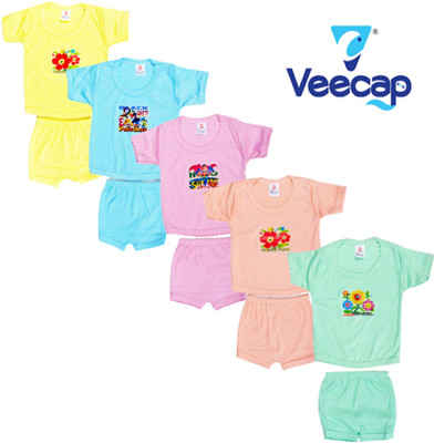 Veecap Baby Boys & Baby Girls Casual Top Shorts(multicolor)