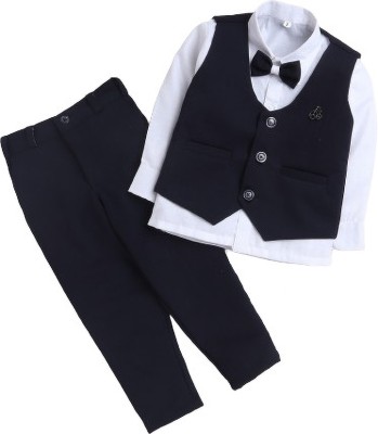 Fourfolds Baby Boys Party(Festive) Waistcoat Trouser(NAVYBLUE)