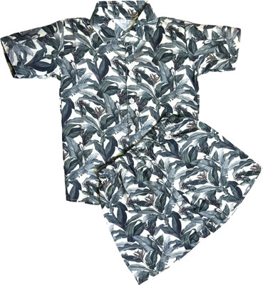 THREADNEST Baby Boys Jungle Book Party(Festive) Shirt Shorts(Multicolor)