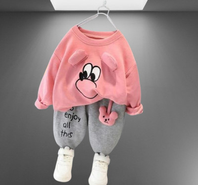 Avnienterprisea Baby Boys & Baby Girls Casual Top Pyjama(Pink)