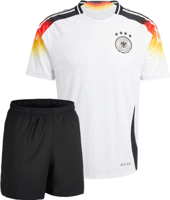 BUGOAT Boys & Girls Casual T-shirt Shorts(White)