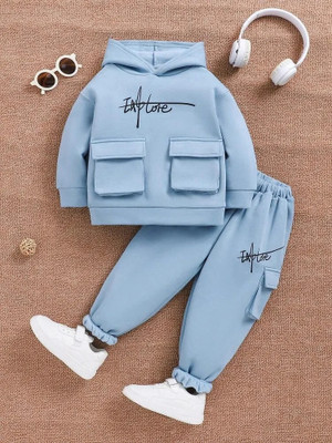 Kwikk Baby Boys & Baby Girls Casual Sweatshirt Track Pants(light blue)