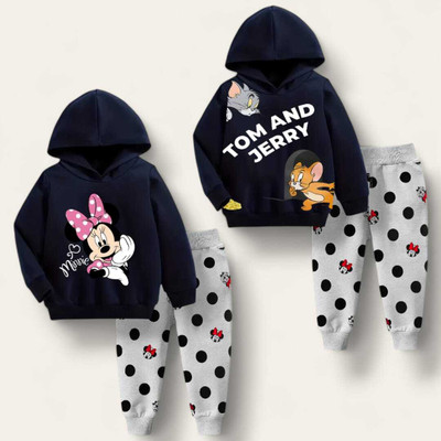 FASTCRY Baby Boys & Baby Girls Casual Sweatshirt Track Pants(Multicolor)
