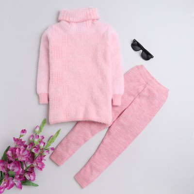 Yellow Apple Baby Girls Casual Tunic Pant(Pink)