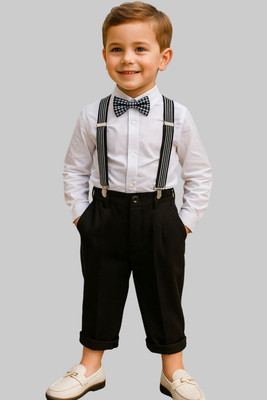 AF Designer Boys Casual Shirt Pant(WHITE)