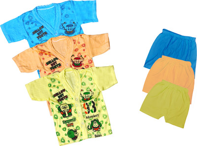 HYFUN Baby Boys & Baby Girls Casual T-shirt Shorts(E-1-3-4)
