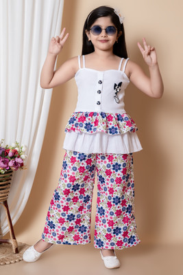 ZEXXO Girls Casual Top Trouser(PINK)