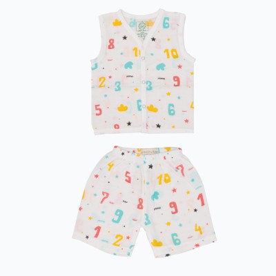 A Toddler Thing Baby Boys & Baby Girls Casual Vest Shorts(Count Down)