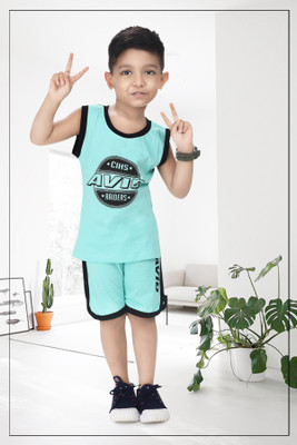 Smuktar garments Baby Boys Casual T-shirt Pant(MULTICOLOR)