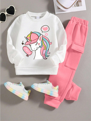 FANFAN Girls Party(Festive) T-shirt Pant(PEACH)