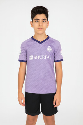 DOSTITCH Boys & Girls Casual T-shirt Shorts(Purple)