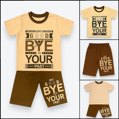 StyleDust Baby Boys & Baby Girls Casual T-shirt Capri(Chiku)