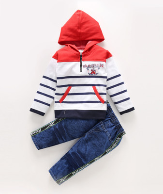 Shirazi Kids Boys Casual T-shirt Jeans(multicolour)