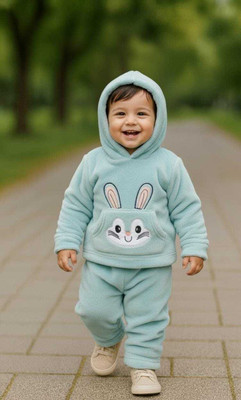 KIDS PARYANIS Baby Boys & Baby Girls Casual Sweatshirt Pyjama(LIGHT GREEN)