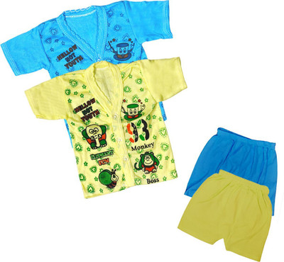 ReshmaaEnter Baby Boys & Baby Girls Casual T-shirt Shorts(E-1-4)