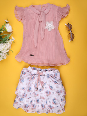 V-MART Boys Casual Top Skirt(Sky L. Blue)